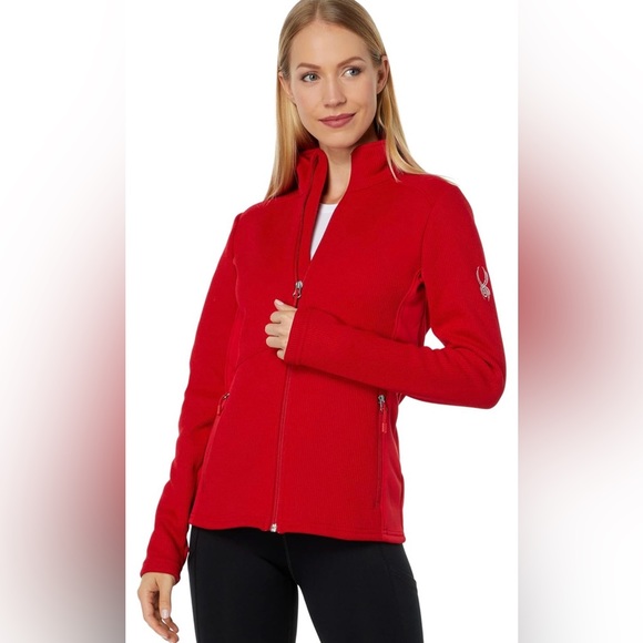 Spyder Bandita Full Zip fleece Sweater Endure Mid-Weight Core Jacket - Picture 1 of 5